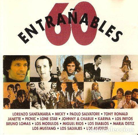 CD di Musica: Various &ndash; Entra&ntilde;ables 60 (CD, Hispavox 8273782)