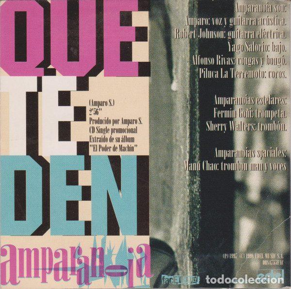 CDs de m&uacute;sica: Amparanoia &ndash; Que Te Den (CD, Edel 0084755FAC) - Foto 2
