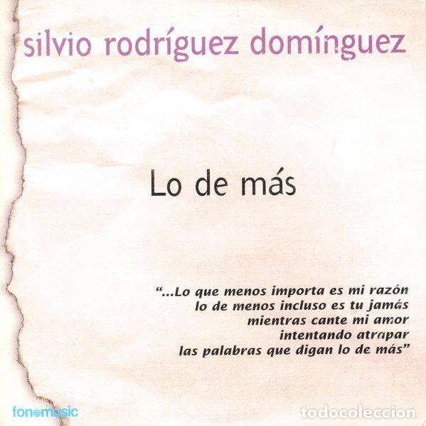 CDs de Musique: Silvio Rodr&iacute;guez Dom&iacute;nguez &ndash; Lo De M&aacute;s (CD, Fonomusic CDS-101)