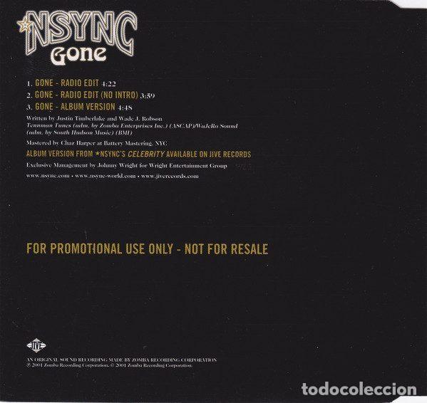 CDs de m&uacute;sica: *NSYNC &ndash; Gone (CD, Jive 9252742P) - Foto 2
