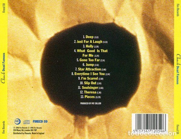 CDs de m&uacute;sica: Chuck &ndash; Dead Famous (CD, Fire Records FIRE CD 59) - Foto 3