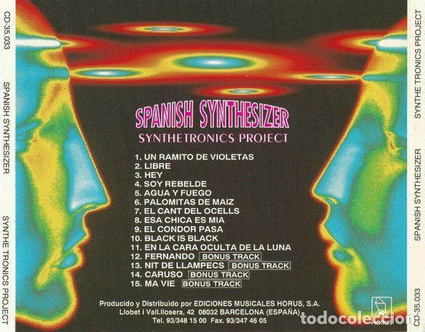 CDs de m&uacute;sica: Synthetronics Project &ndash; Spanish Synthesizer (CD, Horus CD-35033) - Foto 6