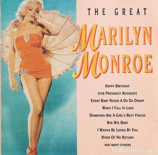 CD de M&uacute;sica: Marilyn Monroe &ndash; The Great Marilyn Monroe (CD, Goldies GLD 63118)