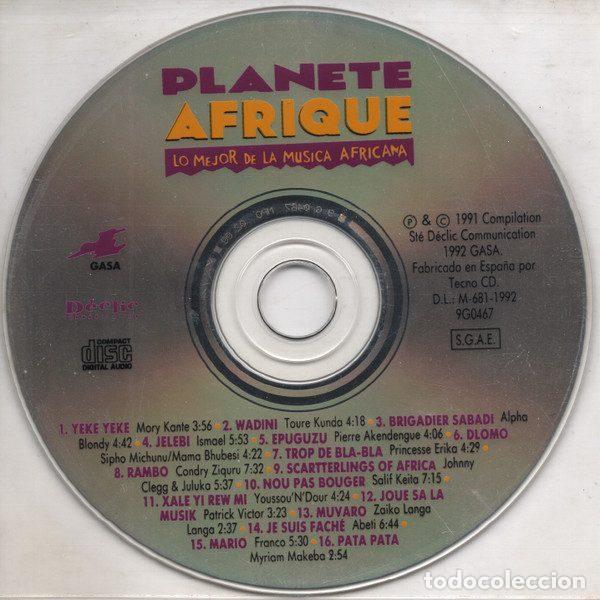 CDs de m&uacute;sica: Various &ndash; Plan&egrave;te Afrique (CD, Gasa 9G0467 C) - Foto 3