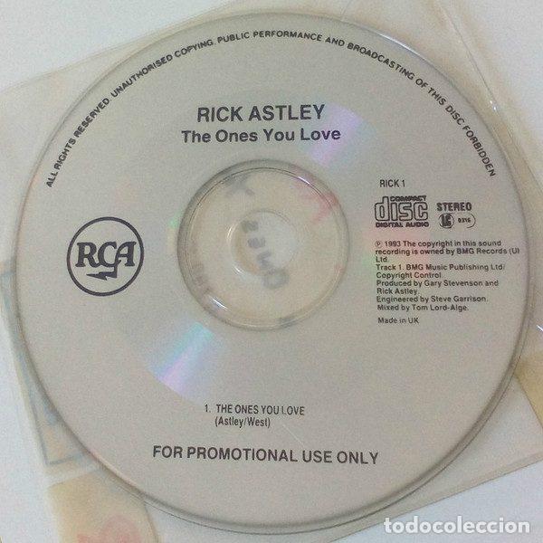 CD de M&uacute;sica: Rick Astley &ndash; The Ones You Love (CD, RCA RICK 1)