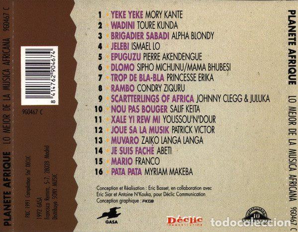 CDs de m&uacute;sica: Various &ndash; Plan&egrave;te Afrique (CD, Gasa 9G0467 C) - Foto 2