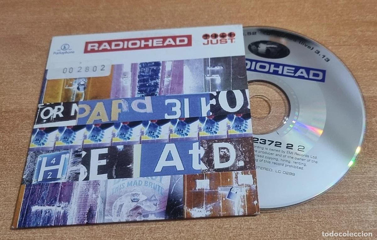 CDs de m&uacute;sica: RADIOHEAD Just CD SINGLE CARTON DEL A&Ntilde;O 1995 HOLANDA CONTIENE 2 TEMAS
