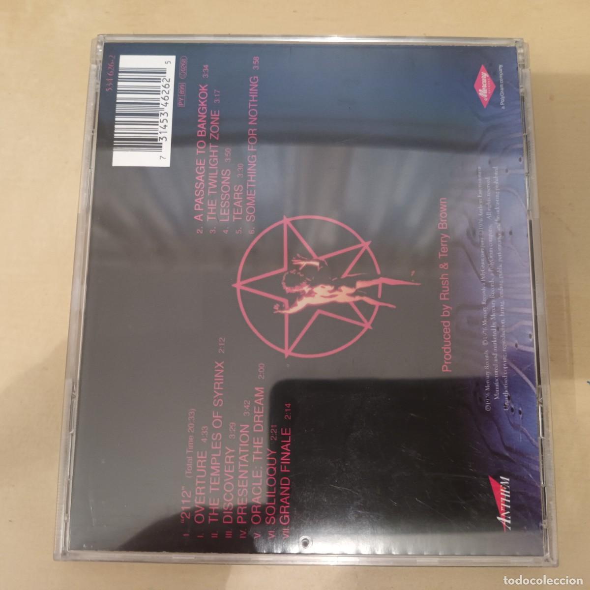 CDs de m&uacute;sica: Rush , 2112 , CD 1997 Remasterizado. Impecable. Hard Rock - Foto 2