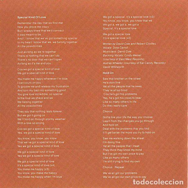 CDs de m&uacute;sica: Dina Carroll &ndash; So Close (CD, A&M PM 540 034-2) - Foto 5