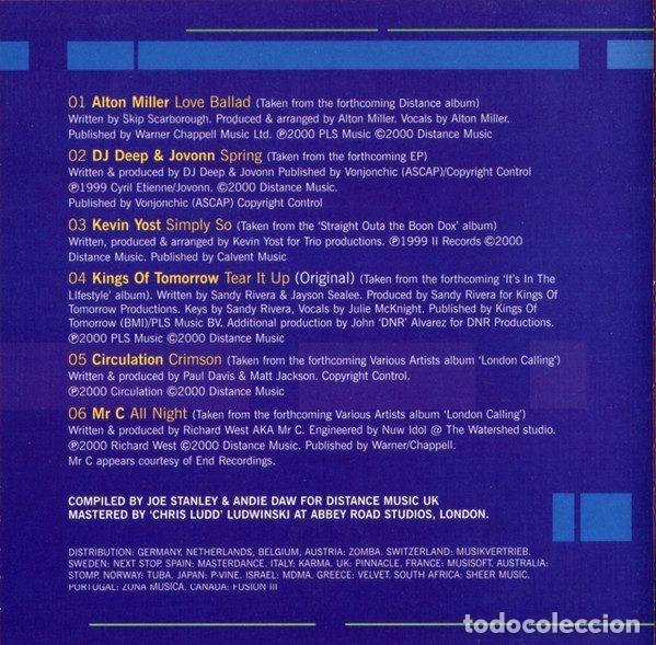 CDs de m&uacute;sica: Various &ndash; Distance Sampler Spring 2000 (CD, Distance Di1802) - Foto 2