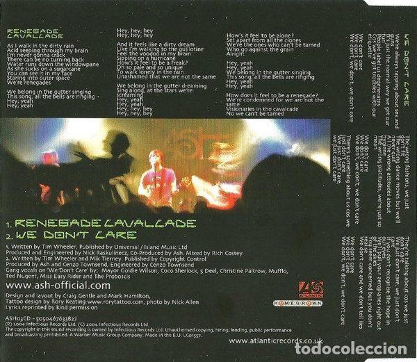 CDs de m&uacute;sica: Ash &ndash; Renegade Cavalcade (CD, Atlantic ASH03CD) - Foto 3