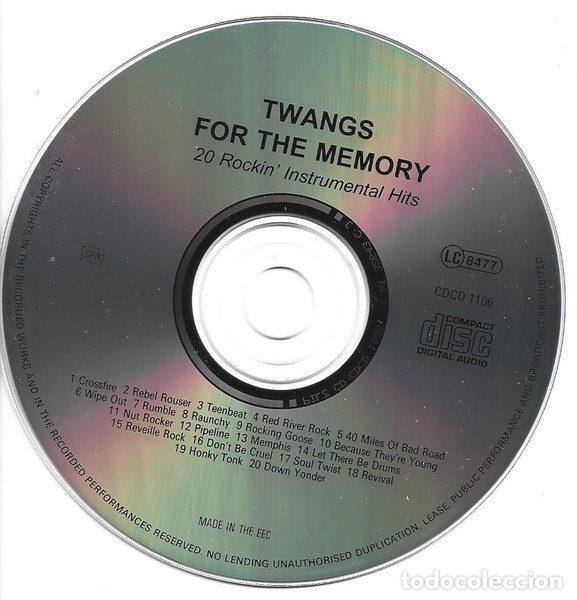 CDs de m&uacute;sica: Various &ndash; Twangs For The Memory (CD, Charly Records Ltd. CDCD 1106) - Foto 3