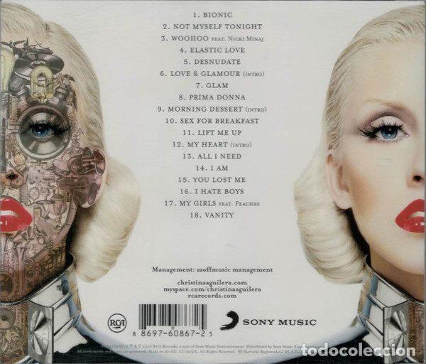 CDs de m&uacute;sica: Christina Aguilera &ndash; Bionic (CD, RCA 88697608672) - Foto 2