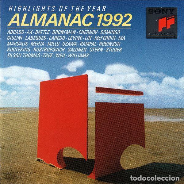 Musik-CDs: Various &ndash; Almanac 1992 Highlights Of The Year (CD, Sony Classical SXK 52 525)