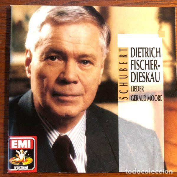 CD de M&uacute;sica: Schubert, Dietrich Fischer-Dieskau, Gerald Moore &ndash; Lieder (CD, Angel Records CDM 7 63567 2)
