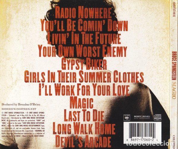 CDs de m&uacute;sica: Bruce Springsteen &ndash; Magic (CD, Columbia 88697170602) - Foto 4