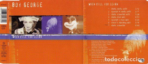 CDs de m&uacute;sica: Boy George &ndash; When Will You Learn (CD, More Protein EPD 665236 2) - Foto 7