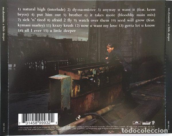 CDs de m&uacute;sica: Ms. Dynamite &ndash; A Little Deeper (CD, Polydor 589 993-2) - Foto 2