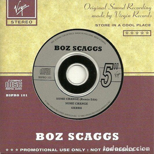 CDs de m&uacute;sica: Boz Scaggs &ndash; Some Change (CD, Virgin BSPRO 101) - Foto 1