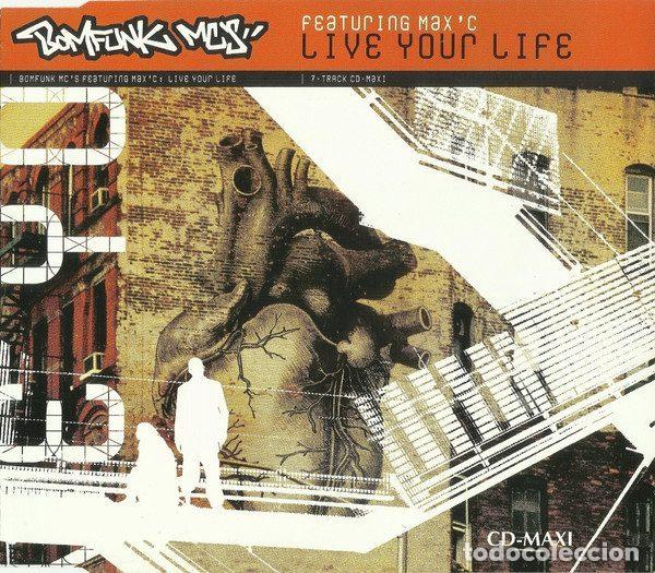 CD de M&uacute;sica: Bomfunk MC's Featuring Max'C &ndash; Live Your Life (CD, Epidrome EPD 672430 2)