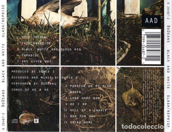 CDs de m&uacute;sica: BoDeans &ndash; Black And White (CD, Slash 9 26487-2) - Foto 2