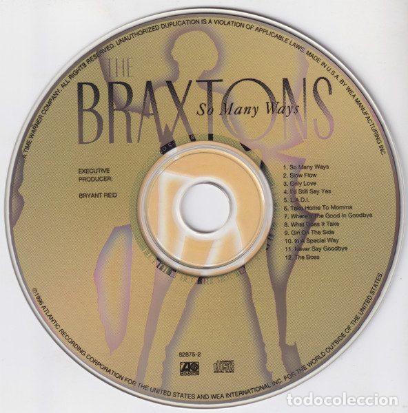 CDs de m&uacute;sica: The Braxtons &ndash; So Many Ways (CD, Atlantic 82875-2) - Foto 3