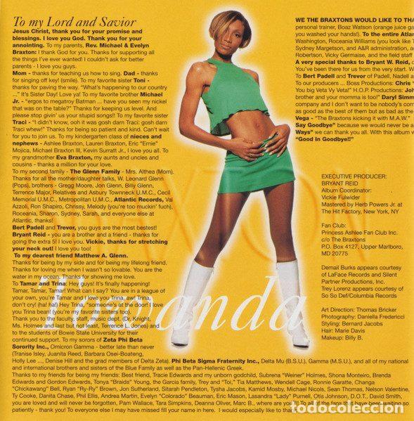 CDs de m&uacute;sica: The Braxtons &ndash; So Many Ways (CD, Atlantic 82875-2) - Foto 10