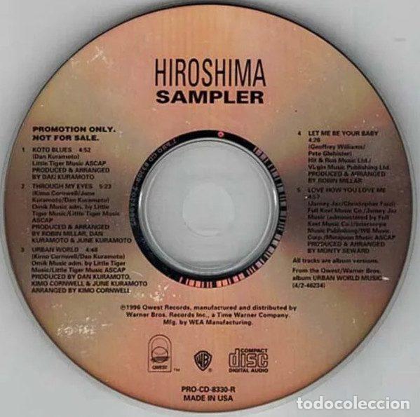CDs de m&uacute;sica: Hiroshima &ndash; Sampler (CD, Qwest Records PRO-CD-8330-R) - Foto 2