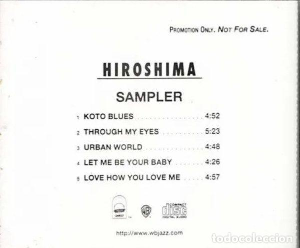 CDs de m&uacute;sica: Hiroshima &ndash; Sampler (CD, Qwest Records PRO-CD-8330-R) - Foto 1