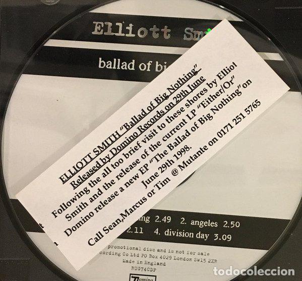 Music CDs: Elliott Smith &ndash; Ballad Of Big Nothing (CD, Domino RUG74CDP)