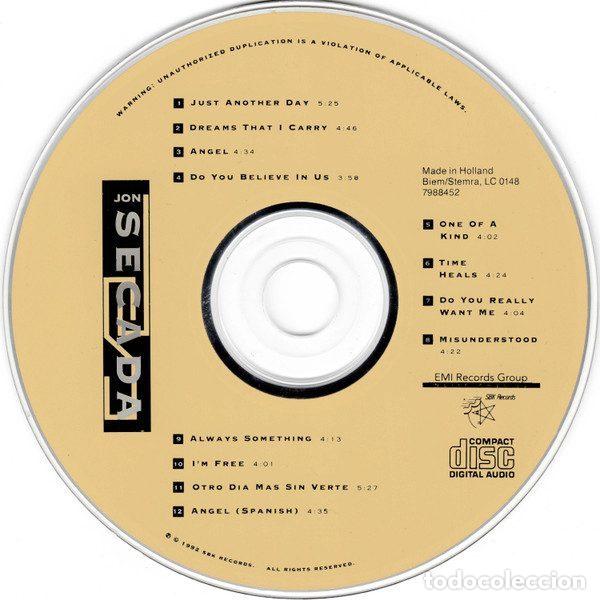 CDs de m&uacute;sica: Jon Secada &ndash; Jon Secada (CD, SBK Records 7 98845 2) - Foto 3