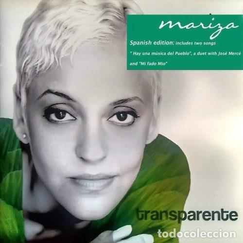 CD de M&uacute;sica: Mariza &ndash; Transparente (CD, EMI Music Portugal 0946 3 45677 2 5)