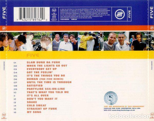 CDs de m&uacute;sica: Five &ndash; Five (CD, RCA 74321589762) - Foto 2