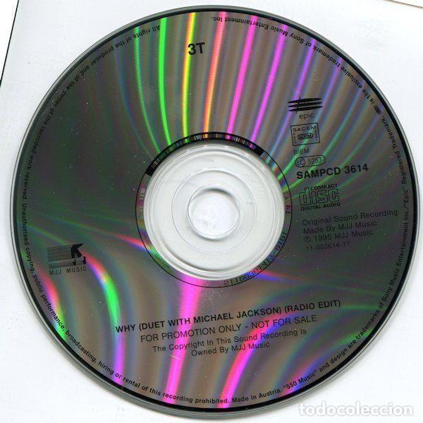 CDs de m&uacute;sica: 3 T Featuring Michael Jackson &ndash; Why (CD, Epic Sampcd 3614) - Foto 3
