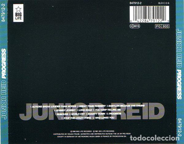 CDs de m&uacute;sica: Junior Reid &ndash; Progress (CD, Big Life 847912-2) - Foto 2