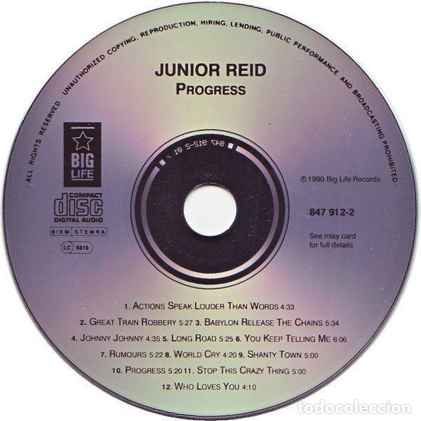 CDs de m&uacute;sica: Junior Reid &ndash; Progress (CD, Big Life 847912-2) - Foto 3
