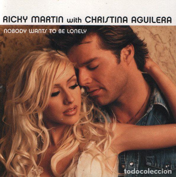 CD di Musica: Ricky Martin With Christina Aguilera &ndash; Nobody Wants To Be Lonely (CD, Columbia CSK 16469)