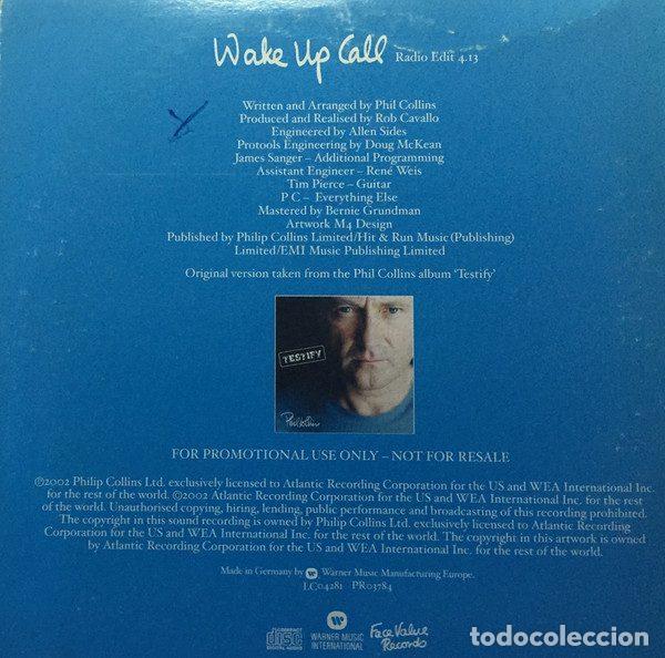 CDs de m&uacute;sica: Phil Collins &ndash; Wake Up Call (CD, WEA PR03784) - Foto 2