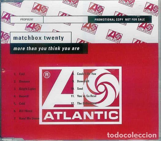 Music CDs: Matchbox Twenty &ndash; More Than You Think You Are (CD, Atlantic PROP05297)