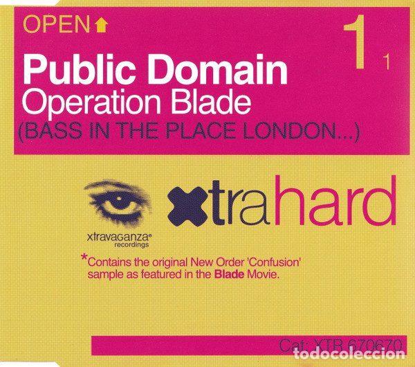 CDs de Musique: Public Domain &ndash; Operation Blade (Bass In The Place London...) (CD, Xtrahard XTR 670670)