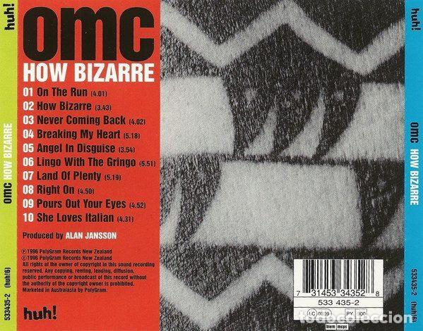 CDs de m&uacute;sica: OMC &ndash; How Bizarre (CD, Huh Records 533435-2) - Foto 2