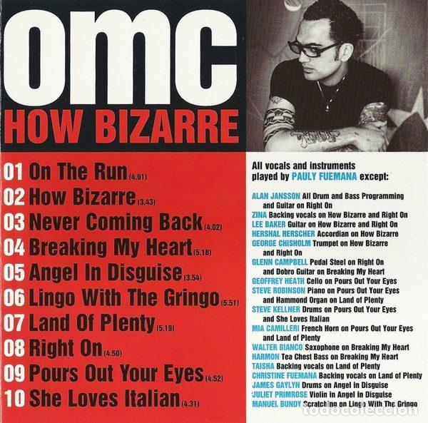 CDs de m&uacute;sica: OMC &ndash; How Bizarre (CD, Huh Records 533435-2) - Foto 5