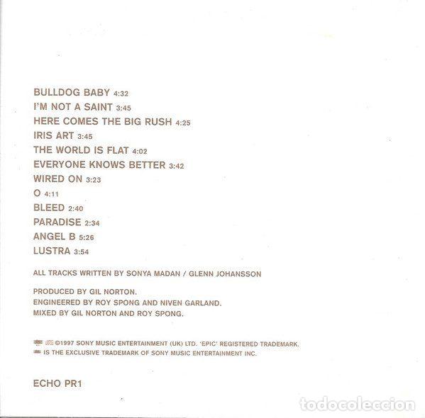CDs de m&uacute;sica: Echobelly &ndash; Lustra (CD, Epic ECHO PR1) - Foto 2