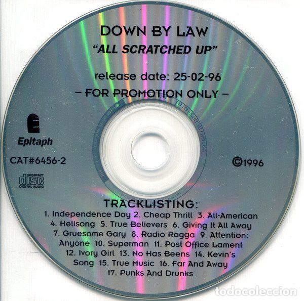 CDs de m&uacute;sica: Down By Law &ndash; All Scratched Up (CD, Epitaph 6456-2)