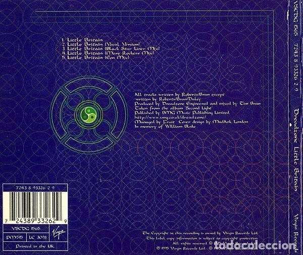CDs de m&uacute;sica: Dreadzone &ndash; Little Britain (CD, Virgin VSCDG 1565) - Foto 2