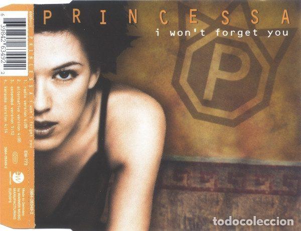 CDs de Musique: Princessa &ndash; I Won't Forget You (CD, EastWest 3984-26349-2)