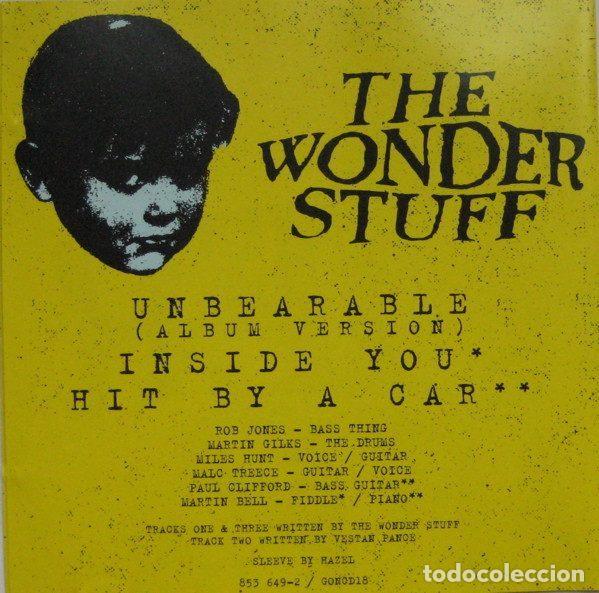 CDs de m&uacute;sica: The Wonder Stuff &ndash; Unbearable (CD, Polydor GONCD 18) - Foto 2