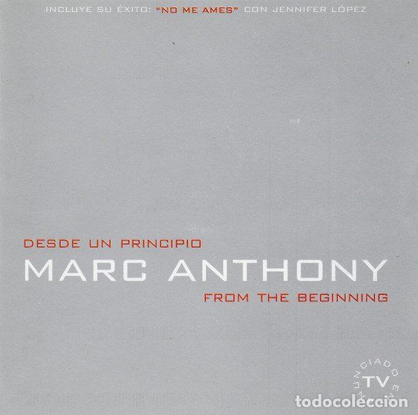 Music CDs: Marc Anthony &ndash; Desde Un Principio / From The Beginning (CD, Bat Discos 0 20459 2)