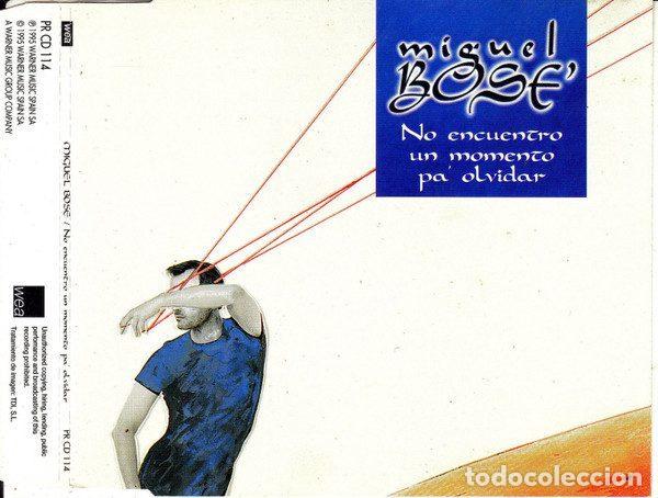CD di Musica: Miguel Bos&eacute; &ndash; No Encuentro Un Momento Pa' Olvidar (CD, WEA PR CD 114)