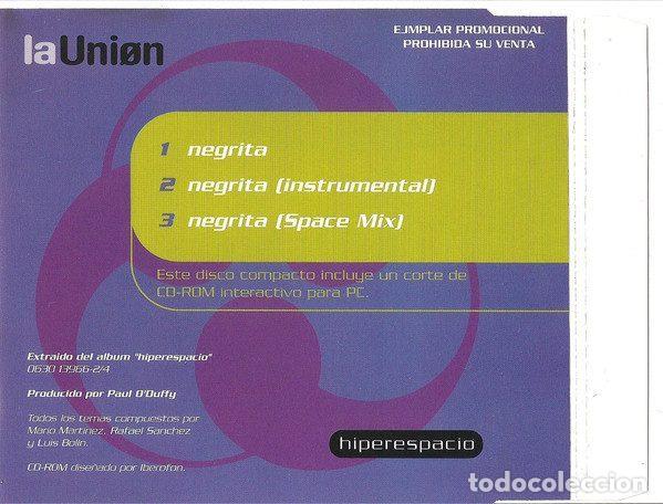CDs de m&uacute;sica: La Uni&oacute;n &ndash; Negrita (CD, WEA PRCD 199) - Foto 2